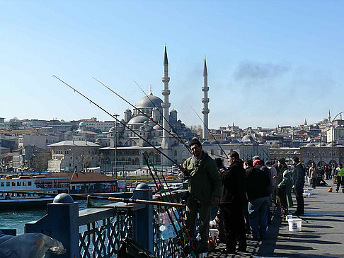  Fotografie von Citysam  Angler auf der Galata-Brücke