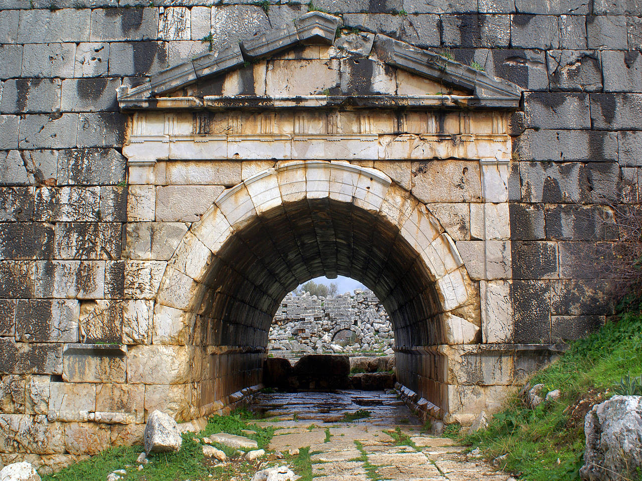 Tempelbezirk Xanthos Foto 